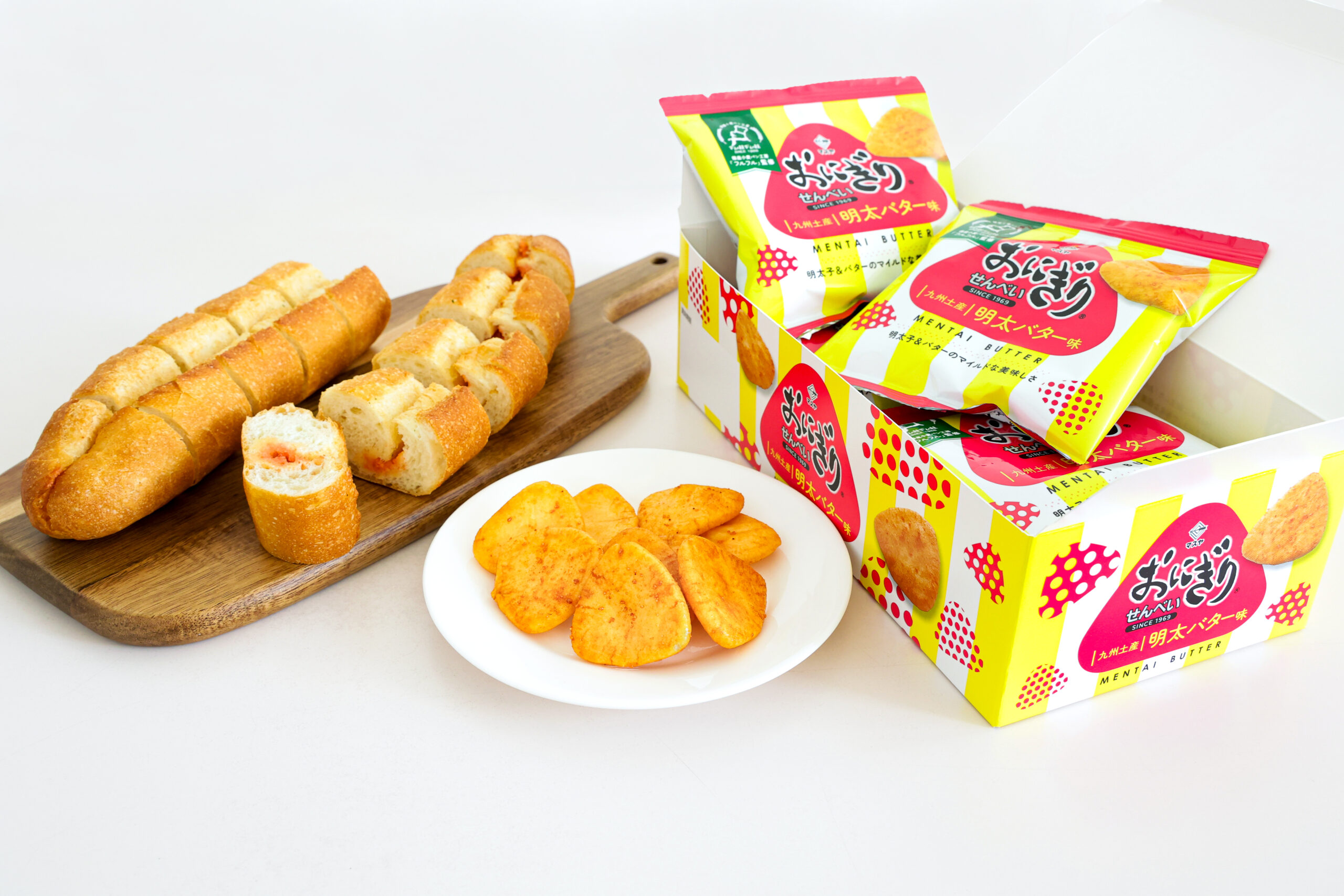 おにぎりせんべい 明太バター味